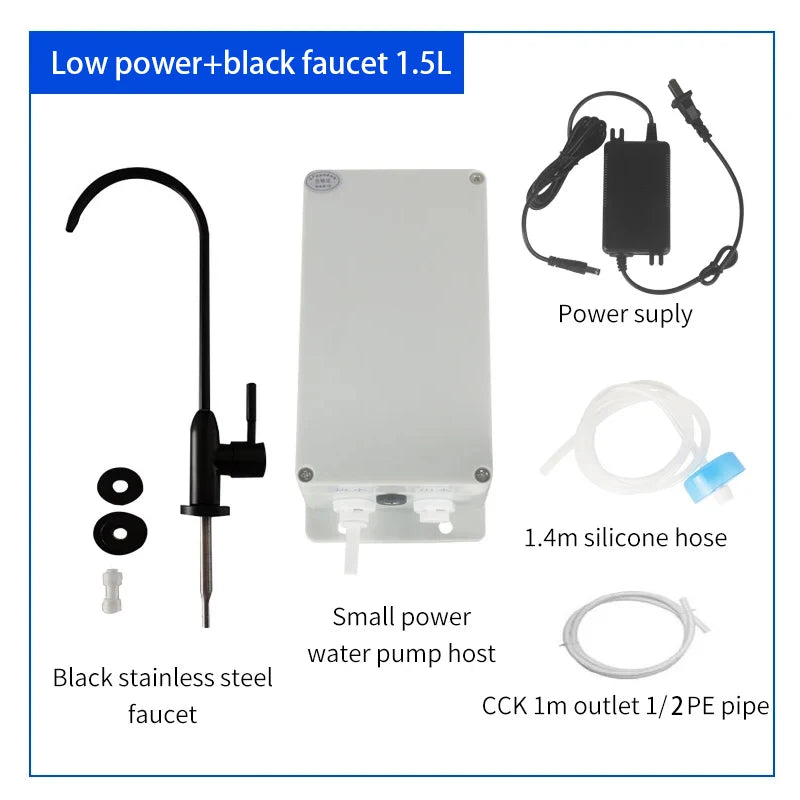 12V Caravan Electric Kitchen Water Pump Faucet Automatic Water Suction Pump 1.5 L 2.7L Faucet Automatic Suction Pump For Galley