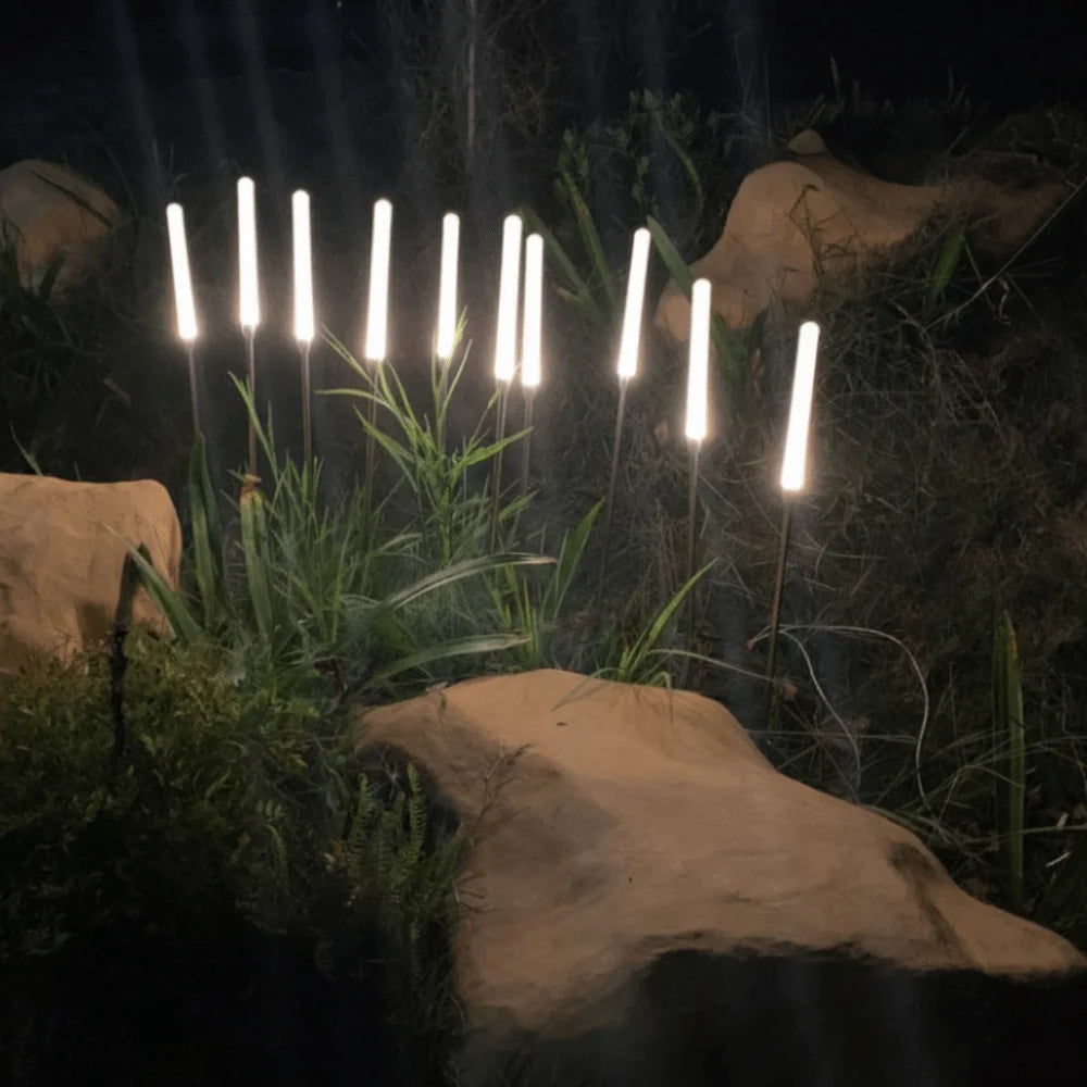 Waterproof Landscape Lighting Acrylic LED Garden Lights Frosted Acrylic Rod Ground-Mounted Outdoor Decorate Lamp Courtyard
