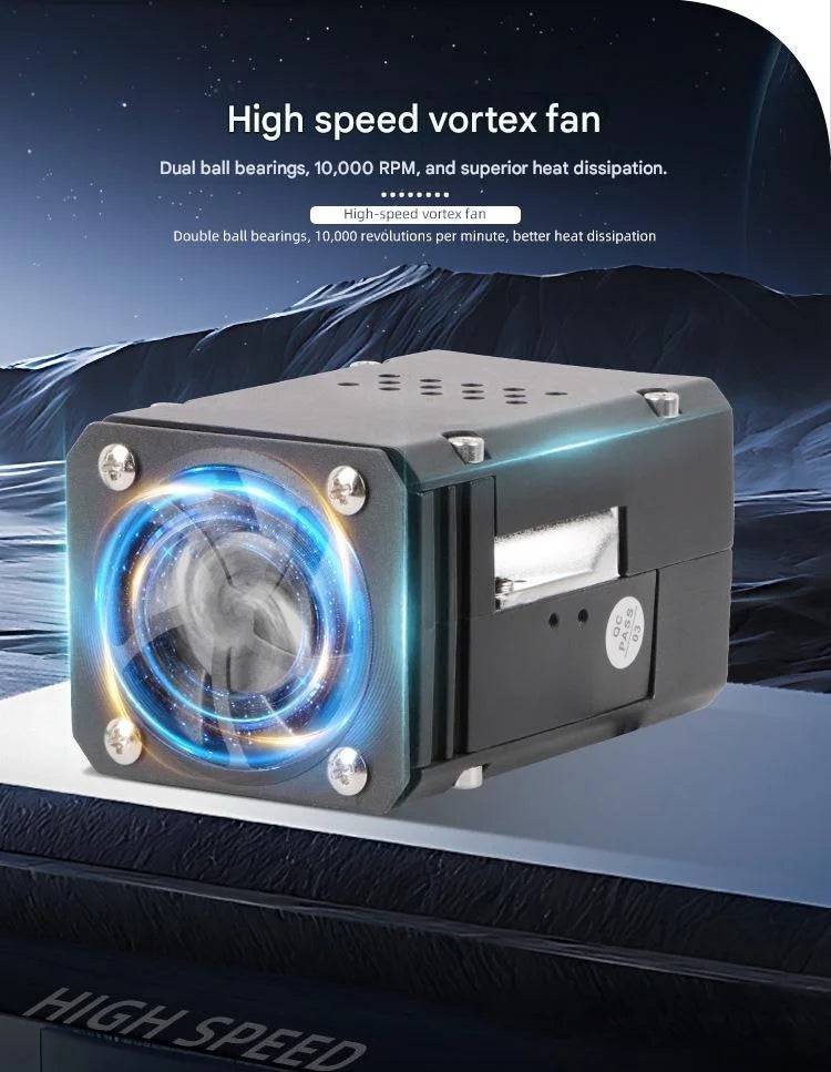1.8 Inch Bi LED Projector Headlight with Halo Laser Lens High Power Dual Lamp Cup Dual Beam Retrofit Matrix Car LED Bulb Upgrade