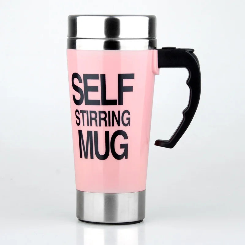 450ML Automatic Stirring Electric Mixing Cup Coffee Milk Self Stirring Mug Stainless Steel Thermal Smart Double Insulated Cup