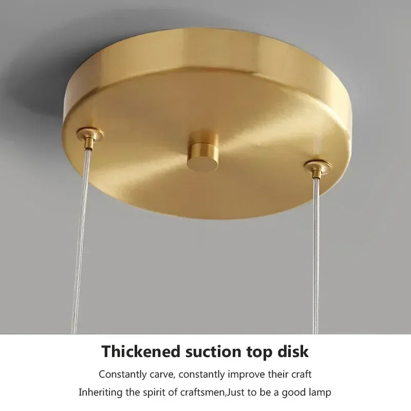Modern Glass Pendant Light luxury Deco Nordic Led Hanging Light Fixtures  Modern Luminaire Suspension lamp