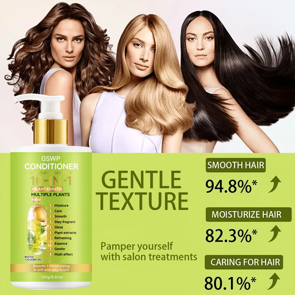 GSWP 10-in-1 Conditioner Strengthens and Protects Dry and Damaged Hair, Deeply Moisturizes and Smooths Dry.250g/500g