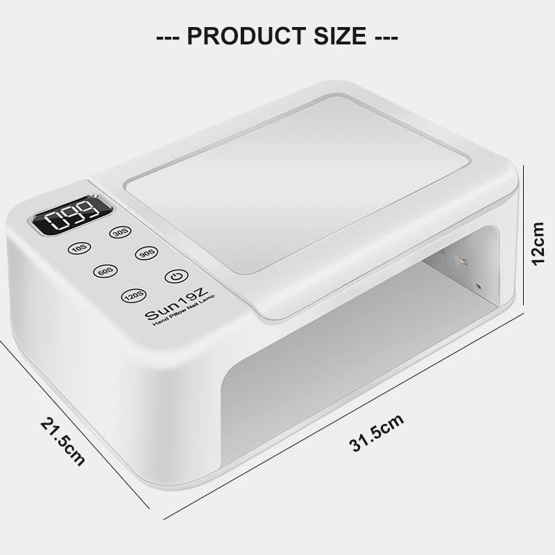 63 LEDS Nail Dryer LED Nail Lamp UV Lamp for Curing All Gel Nail Polish Motion Sensing Manicure Pedicure Salon Tool Big Space
