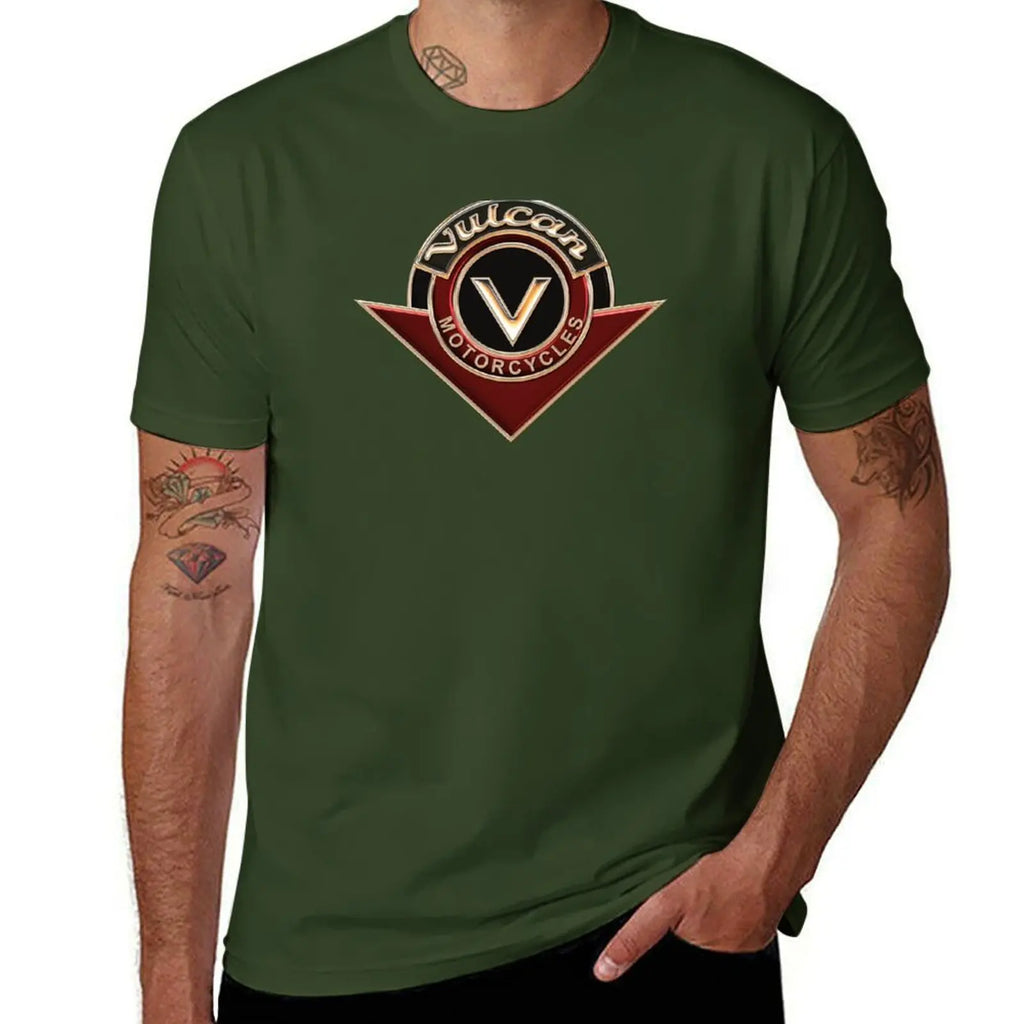 Vulcan VN Motorcycles Logo 2 Copper 3D T-Shirt customs quick-drying animal prinfor boys Blouse funny t shirts for men
