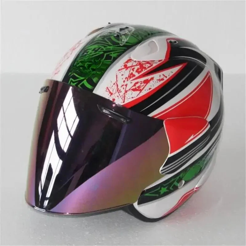 Motorcycle Helmet Open Face 3/4 Helmet Sword Cycling Dirt Racing Motorcycle Men and Women Helmet Capacete