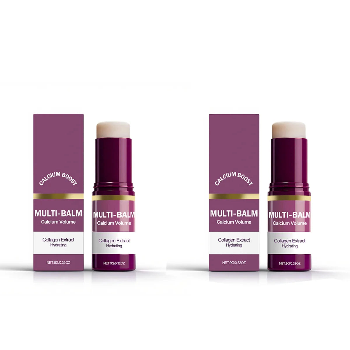 Korean Calcium Volume Multi Balm+Calcium Collagen Moisturizer+Pore Firming Essence Gentle & Moisture Routine for Daily Skincare