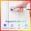 Electronic Smart Lock Semiconductor Biological Fingerprint Handle Key Lock Unlock Door Detect for Home Office