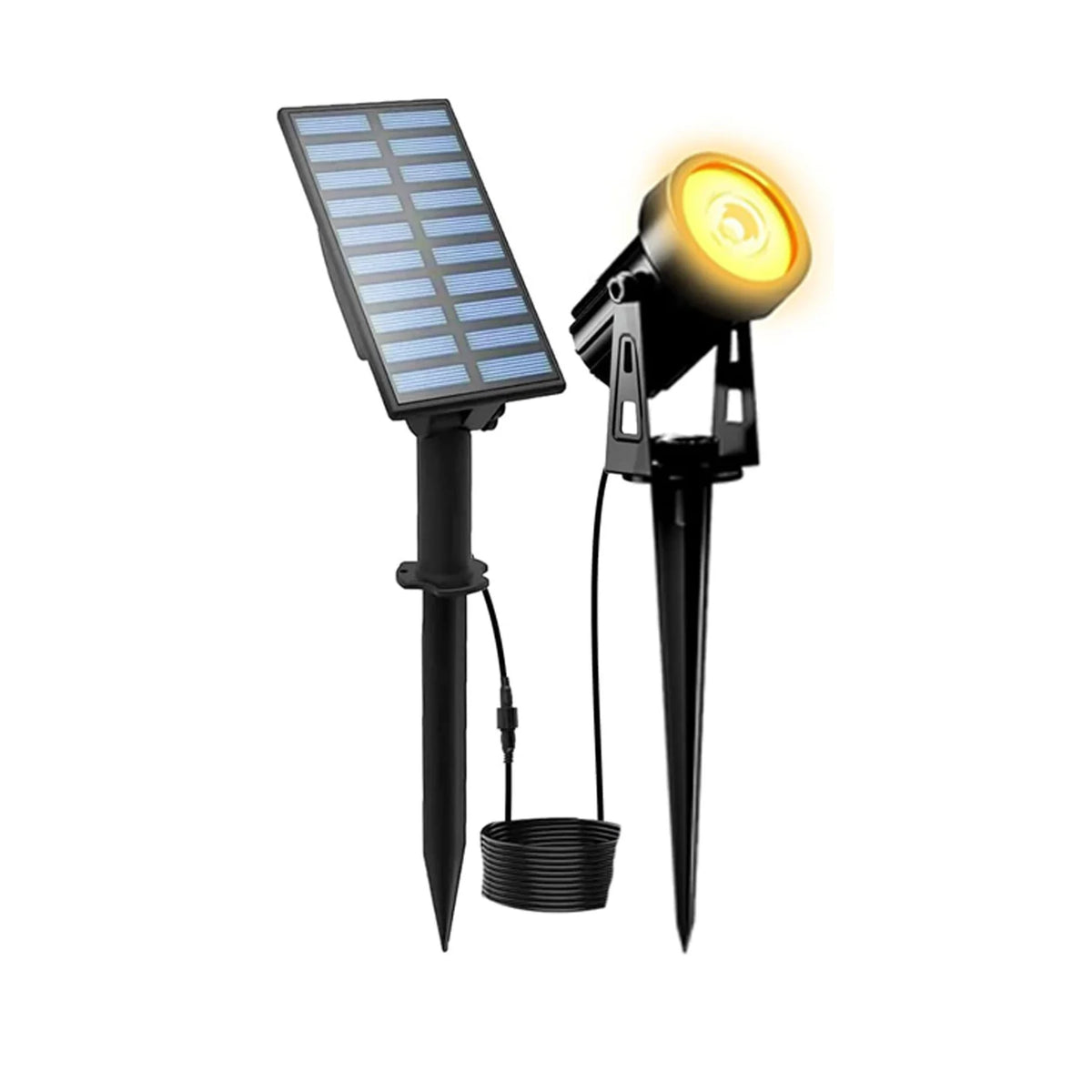1/2/4/6 LEDs Outdoor Solar Light IP65 3000K Garden Landscape Pathway Wall Lamp for Tree Decor Yard Street Solar Lawn Spotlight