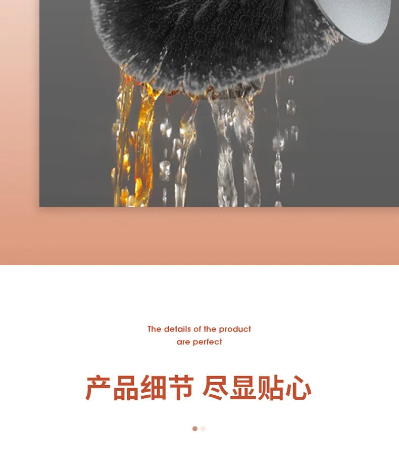 Toilet Brush Holder Wall Mounted Bathroom Cleaning Brush Toilet Brushes For Cleaning Storage Space Aluminum