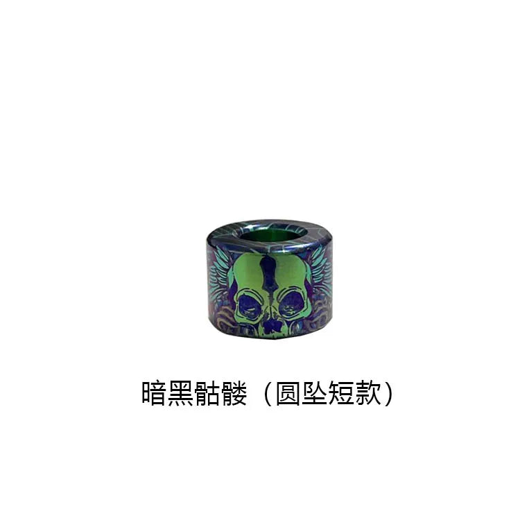 EDC Titanium Alloy Knife Beads A Pendant Paracord Outdoor DIY Decorations Camping Gear EDC Tools