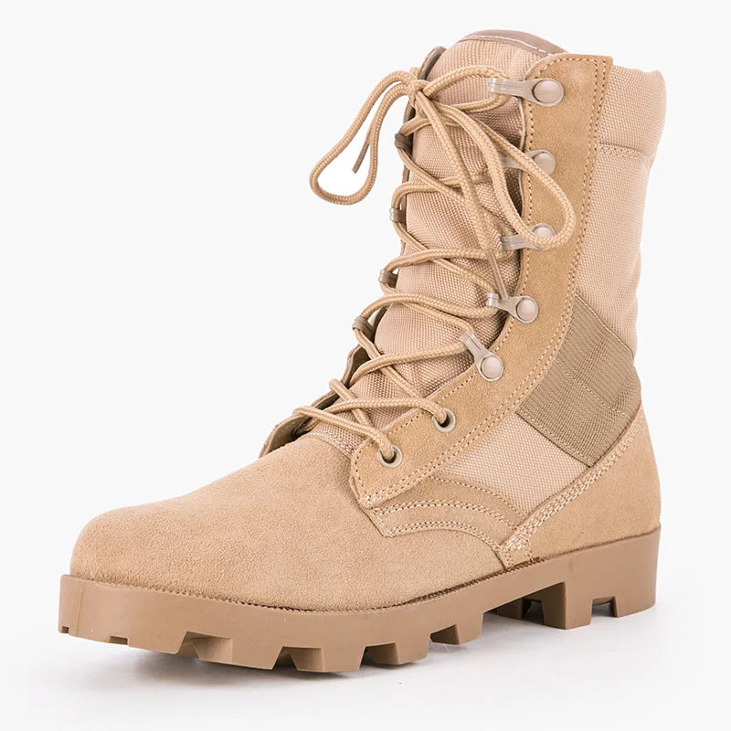 37-48 Training Boots Outdoor Hiking Climbing Shoes Green High Top Desert Boots Work Security Shoes