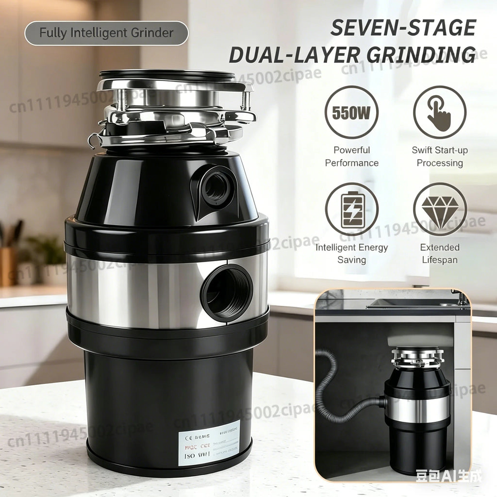 Garbage disposal kitchen sewer kitchen waste food household shredder household waste disposal machine