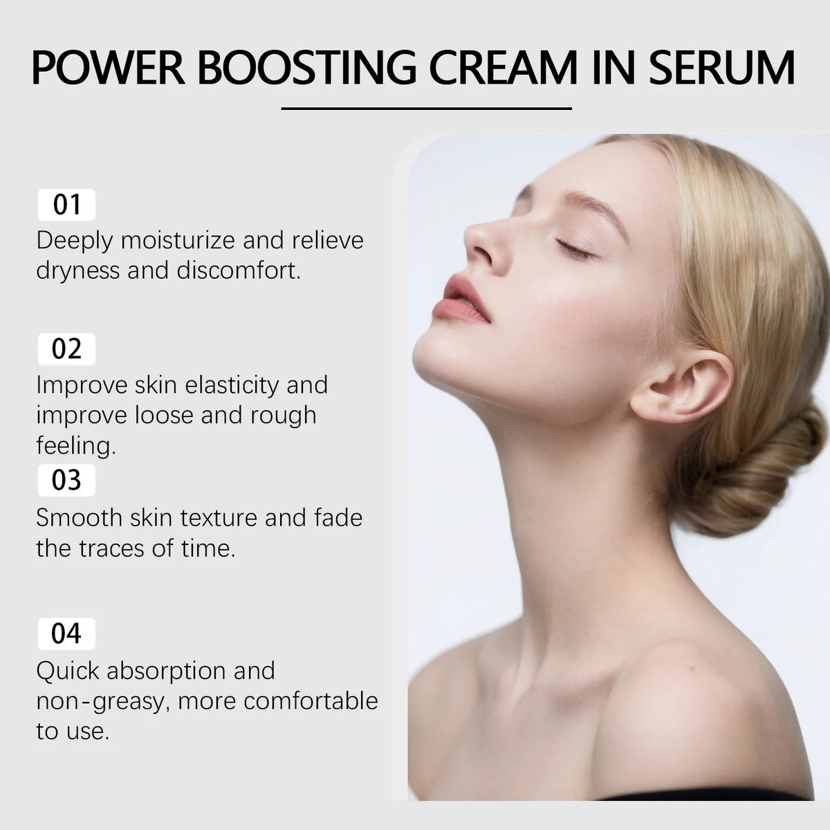 Deep Collagen Serum Diminishes Fine Lines Shrink Pores Lasting Hydrating Improve Skin Dryness Tightness Hyaluronic Acid Essence