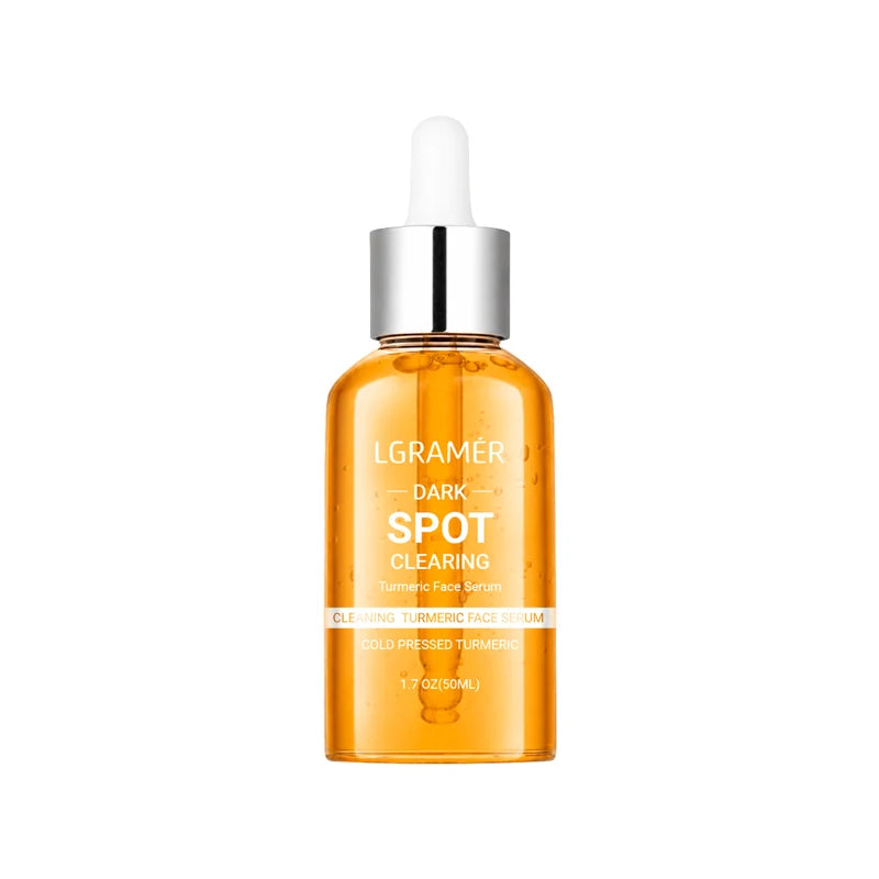 30ml/50ml Turmeric Face Serum 10% Glycolic Acid 2% Niacinamide Dark Spot Remover Corrector Brightening Anti-Aging Facial Serum