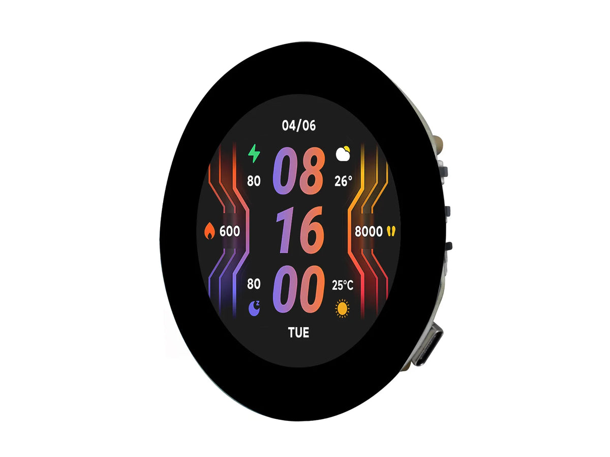 Waveshare ESP32-S3 2.1inch Capacitive Touch Round Display Development Board, 480×480, IPS, Supports WiFi & Bluetooth, 262K Color