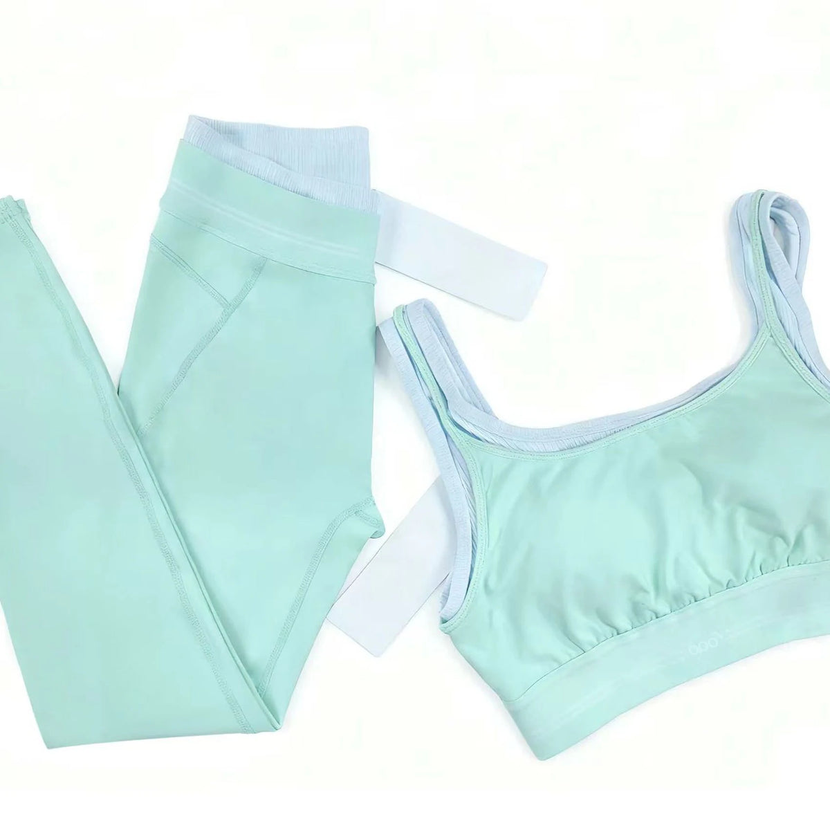 2026 New Women's Sports Premium Fitness Yoga Running Simple Pants Two Piece Set