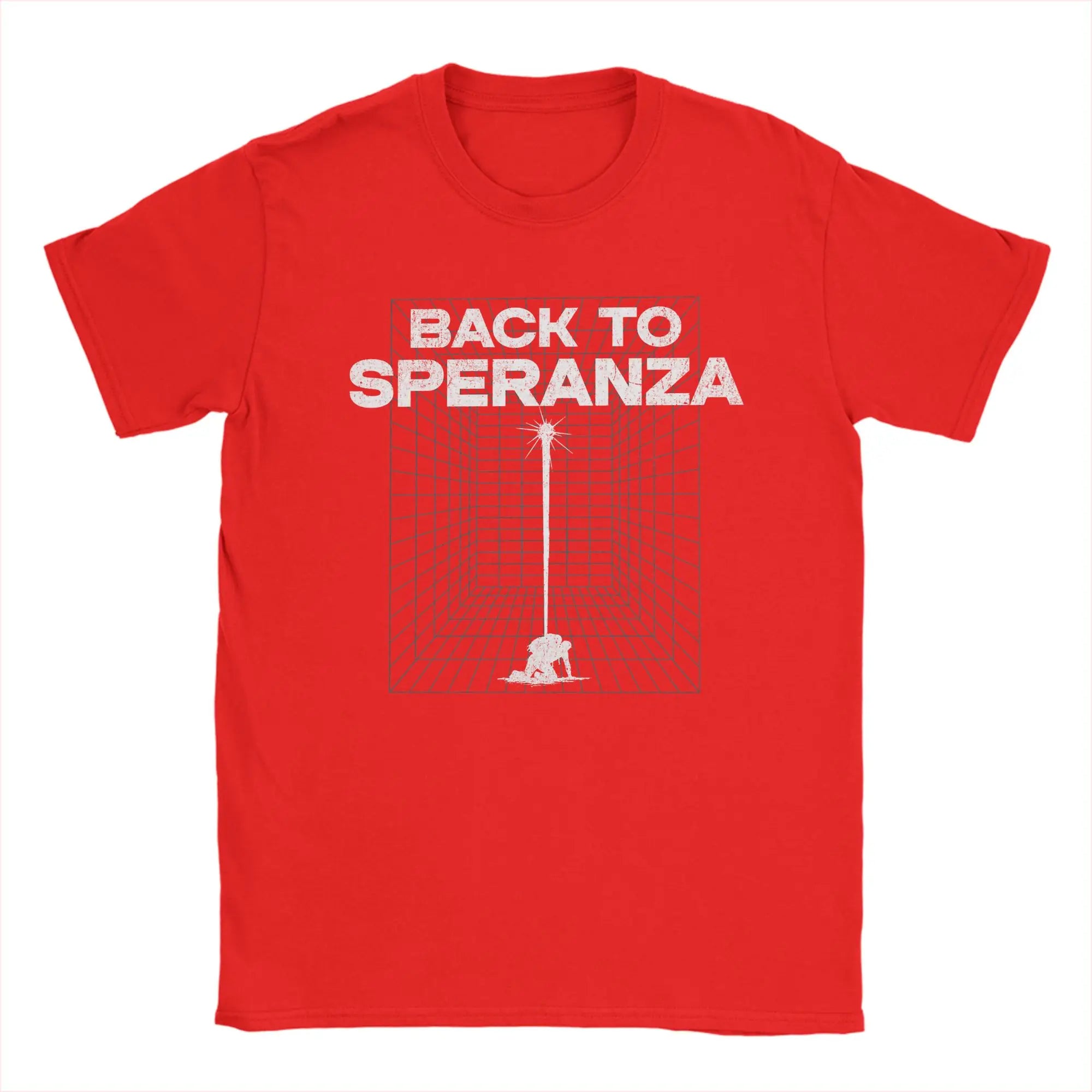 Arc Raiders Game T-Shirts for Men Women Back To Speranza Funny Cotton Tee Shirt Round Neck Short Sleeve T Shirt Clothing