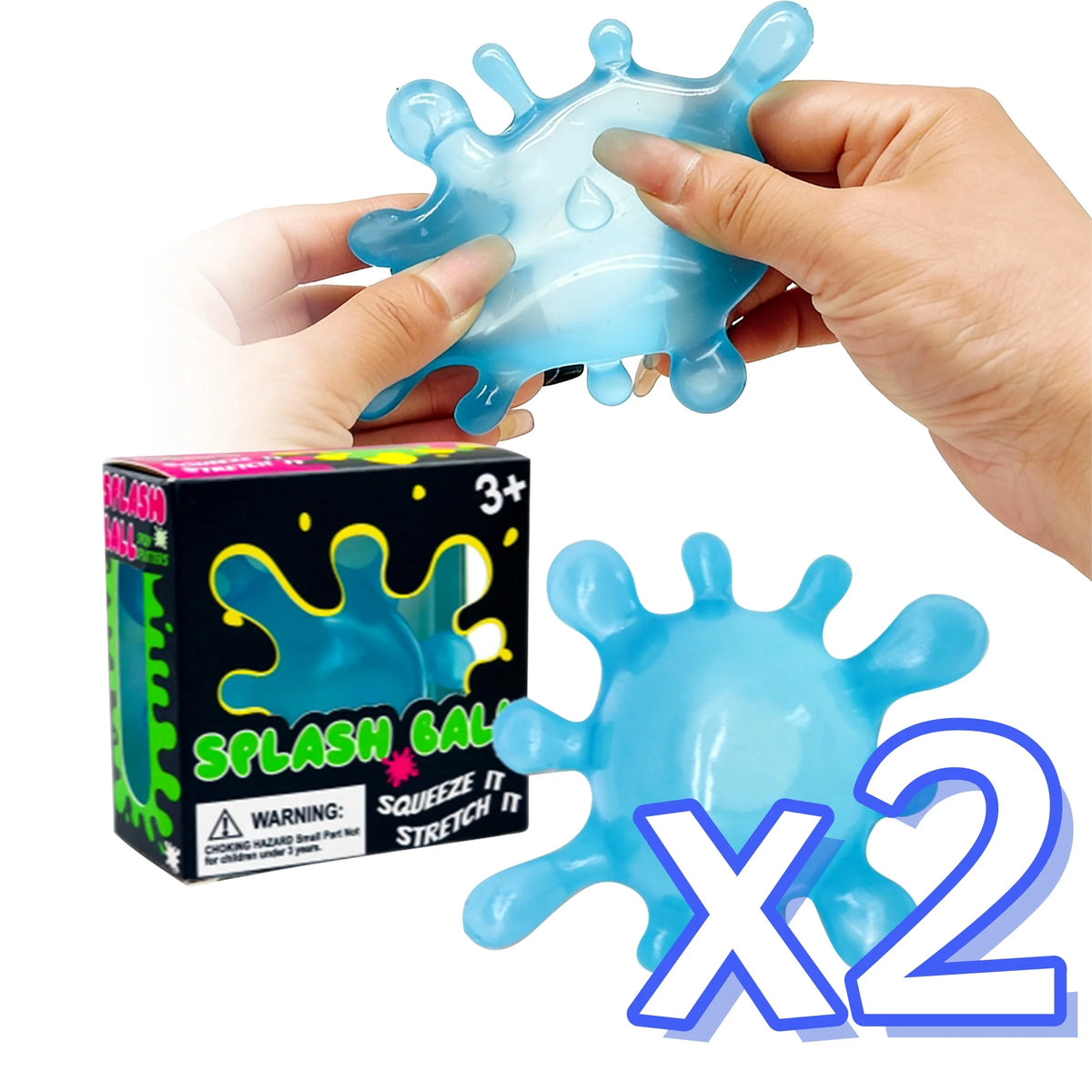 Splash Shaped Pinching Ball Slow Rebound Pressure Relief Ball Maltose Decompression Toy Squeeze Balls Blind Box Party Gif Toys