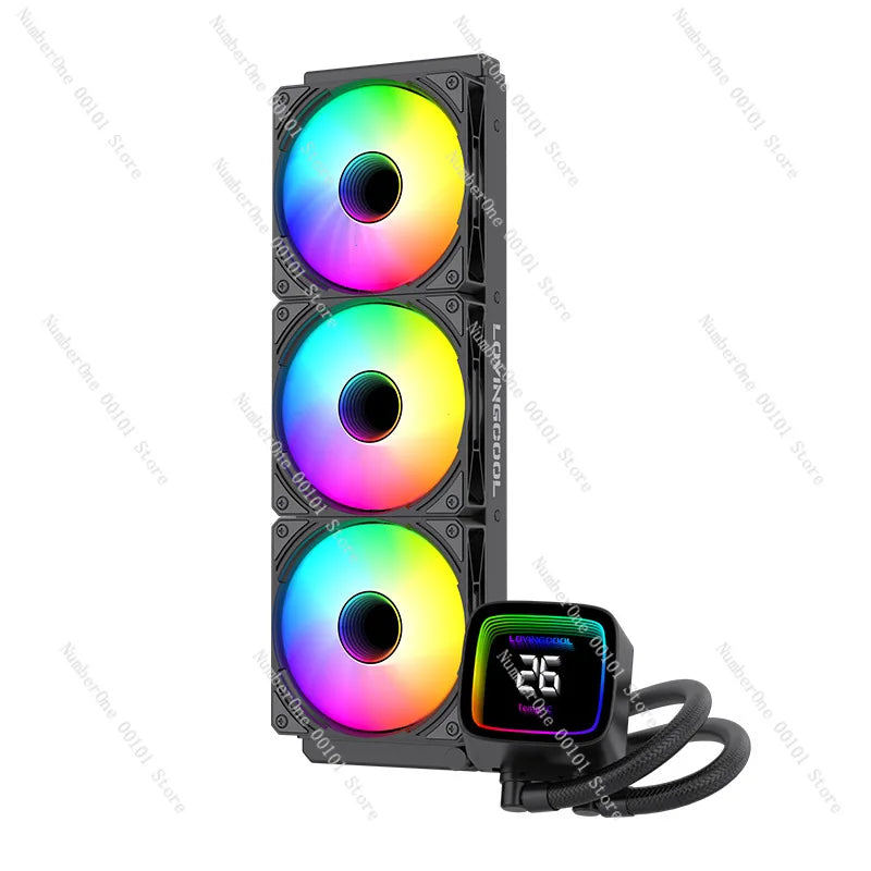 HK integrated water-cooled CPU radiator argb chassis fan