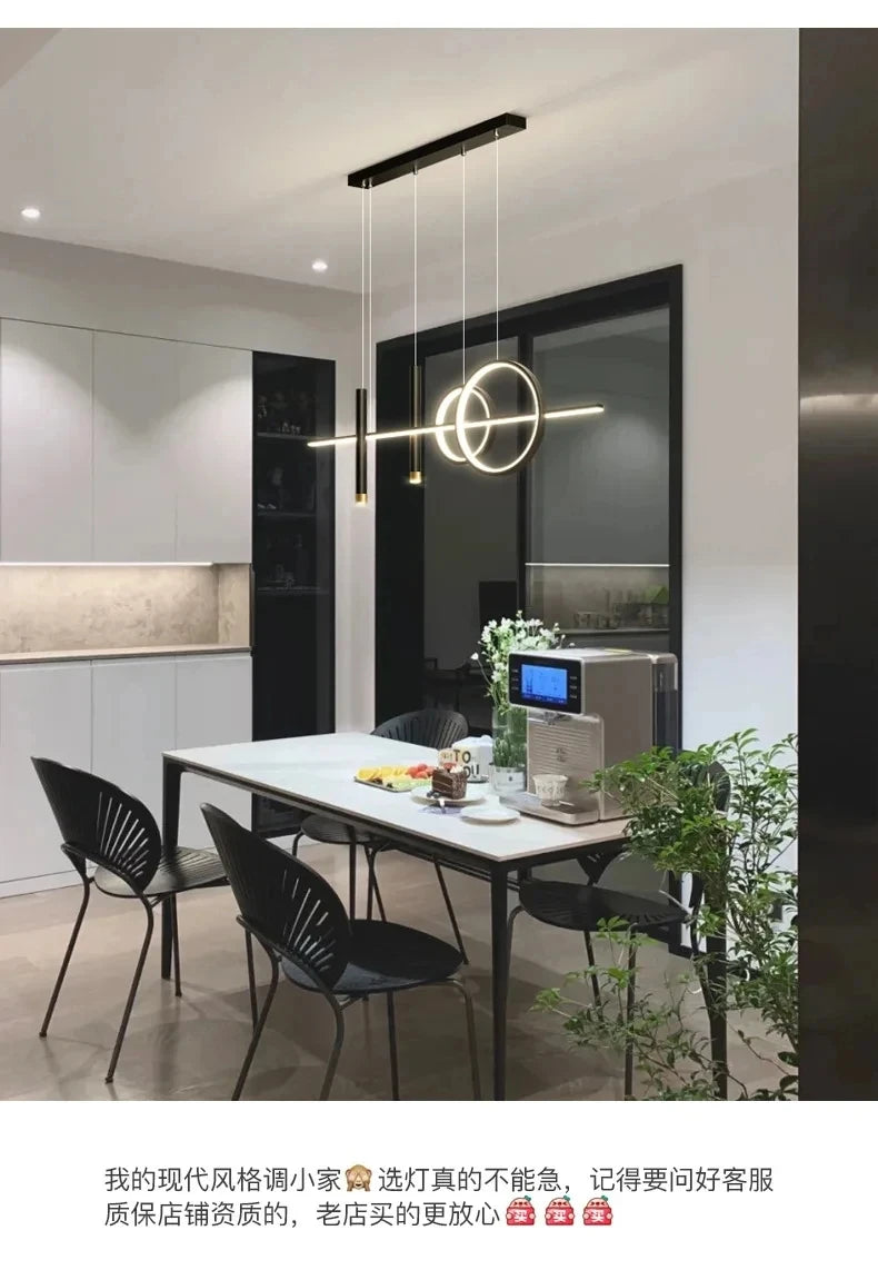 Modern Restaurant Pendant Lights LED Dining Tables Kitchens Ceiling Lights Modern Minimalist Hotels Bars Cafes Home Decor