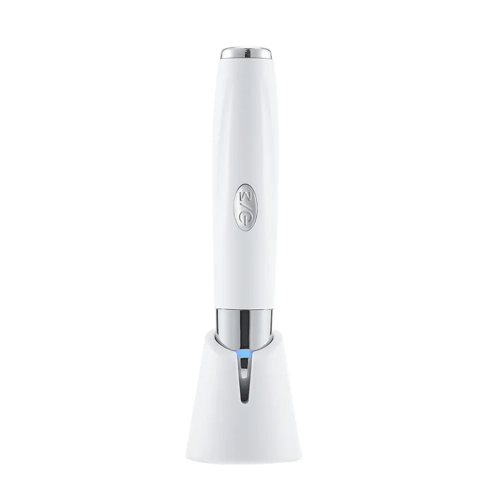 Eye Massage Pen Mini Facial Vibrating Massager Eliminate Eye Bags Puffiness Dark Circles Heated Portable Facial Eye Beauty Meter
