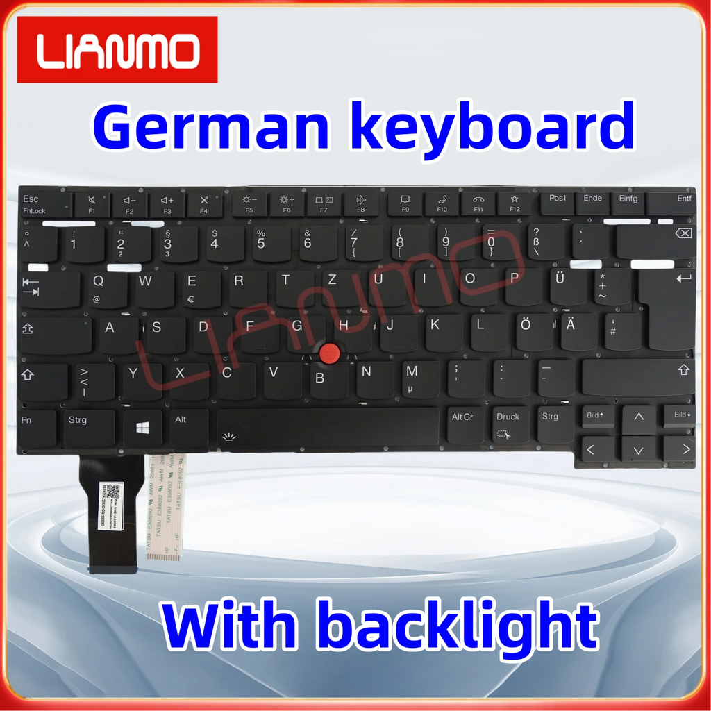 US Italian German French UK Portuguese Laptop For Lenovo Thinkpad T14s Gen2 P1 Gen4 X1 Extreme Hermit 4th 2021 Backlit  Keyboard