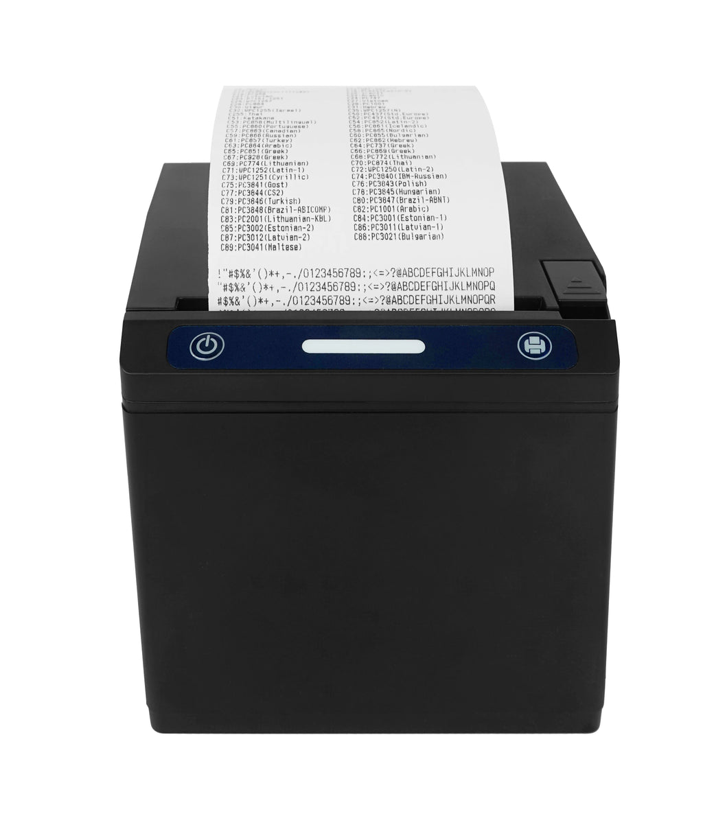 ljc new High Quality 80mm Auto Cutter Kitchen Thermal Printer for POS Receipt Cube Printer 1-Year Warranty 203DPI Stock Availabl