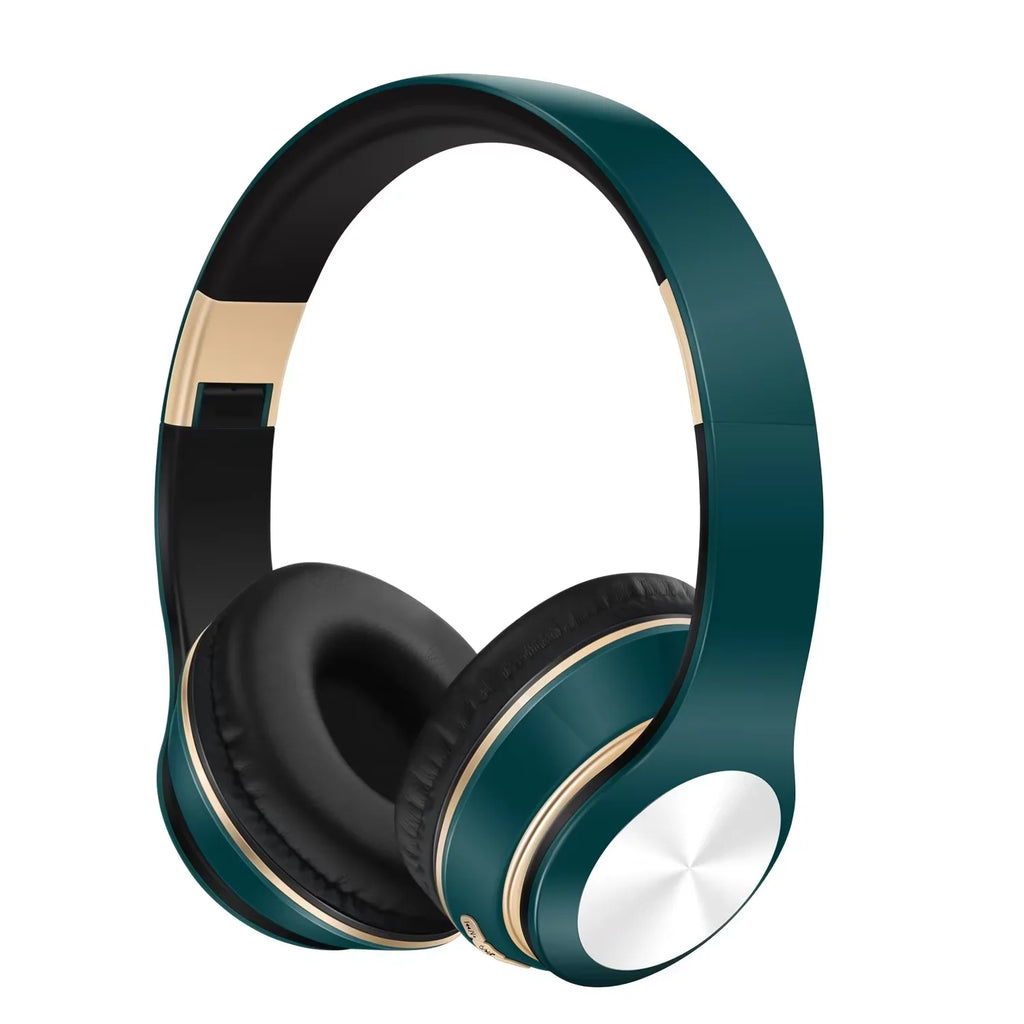Wireless Bluetooth Headphones Noise Cancellation Headset Foldable Sport Earphone Game Headset with Microphone HI-FI Stereo Sound