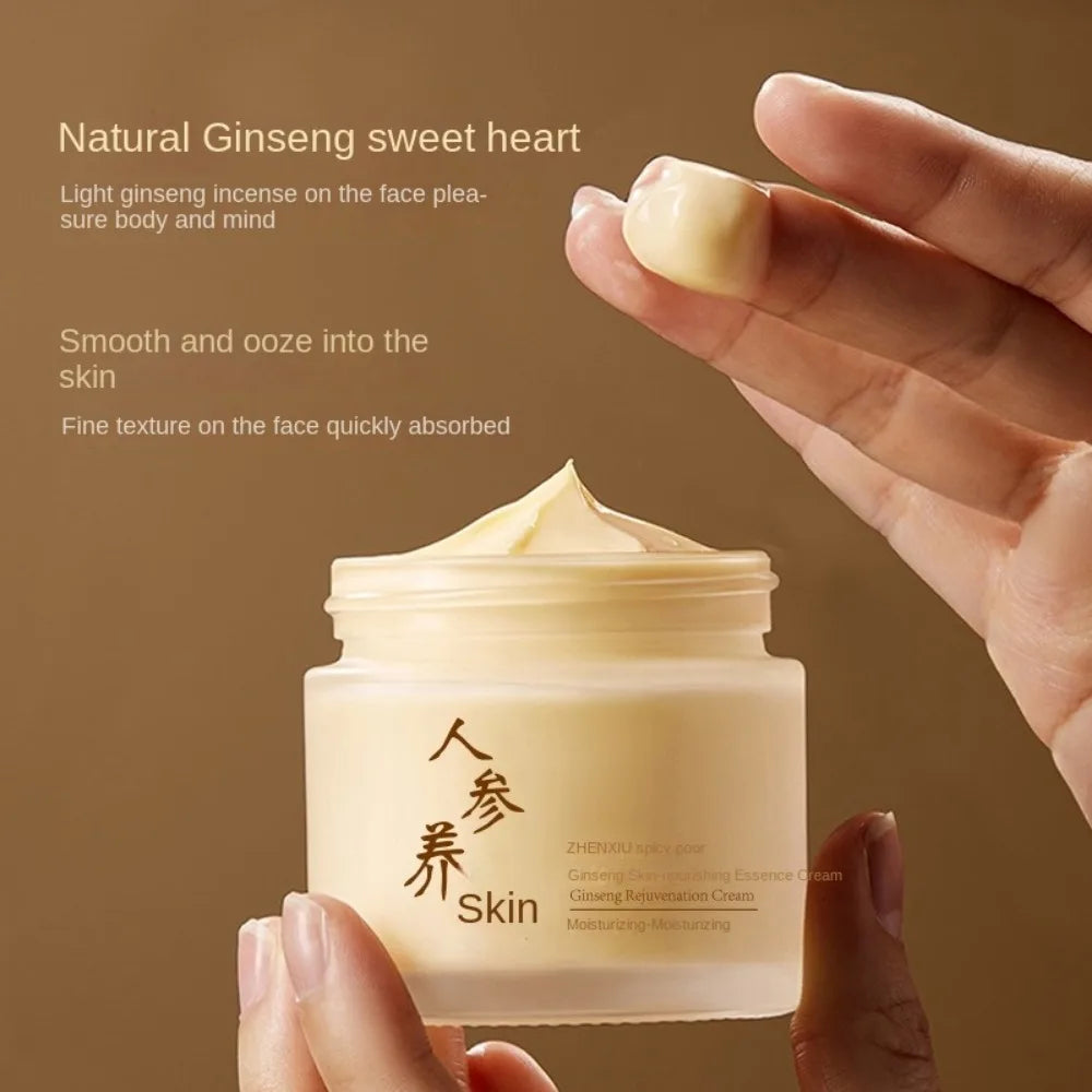 New 60g Ginseng Face Cream Smooth Firming Moisturizer Cream Radiant Skin Anti-Aging Essence Cream Facial Skincare