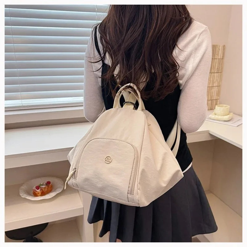 Women's Casual Nylon Large Capacity Shoulder Bag with Pocket, Casual Style for Daily Use, Sports, Travel, and Outdoor Activities