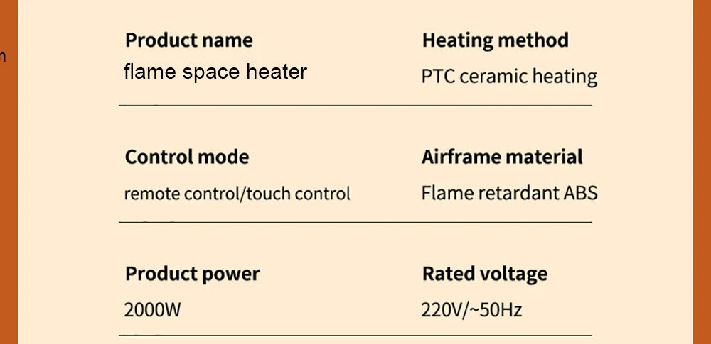 Electric Heater 2000W Heating Fans Portable Electric Space Heater PTC Fan Heater Household Hot Air Blower with Remote Control
