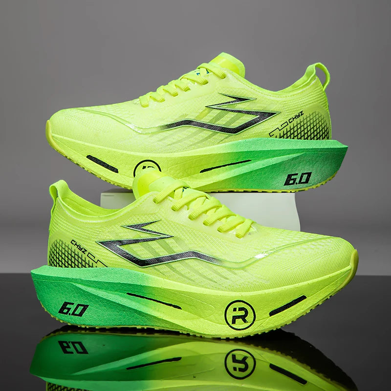 Marathon Running Shoes Men Carbon Board Speciality Sports Breathable Lightweight Women's Comfortable Athletic Nonskid Sneakers