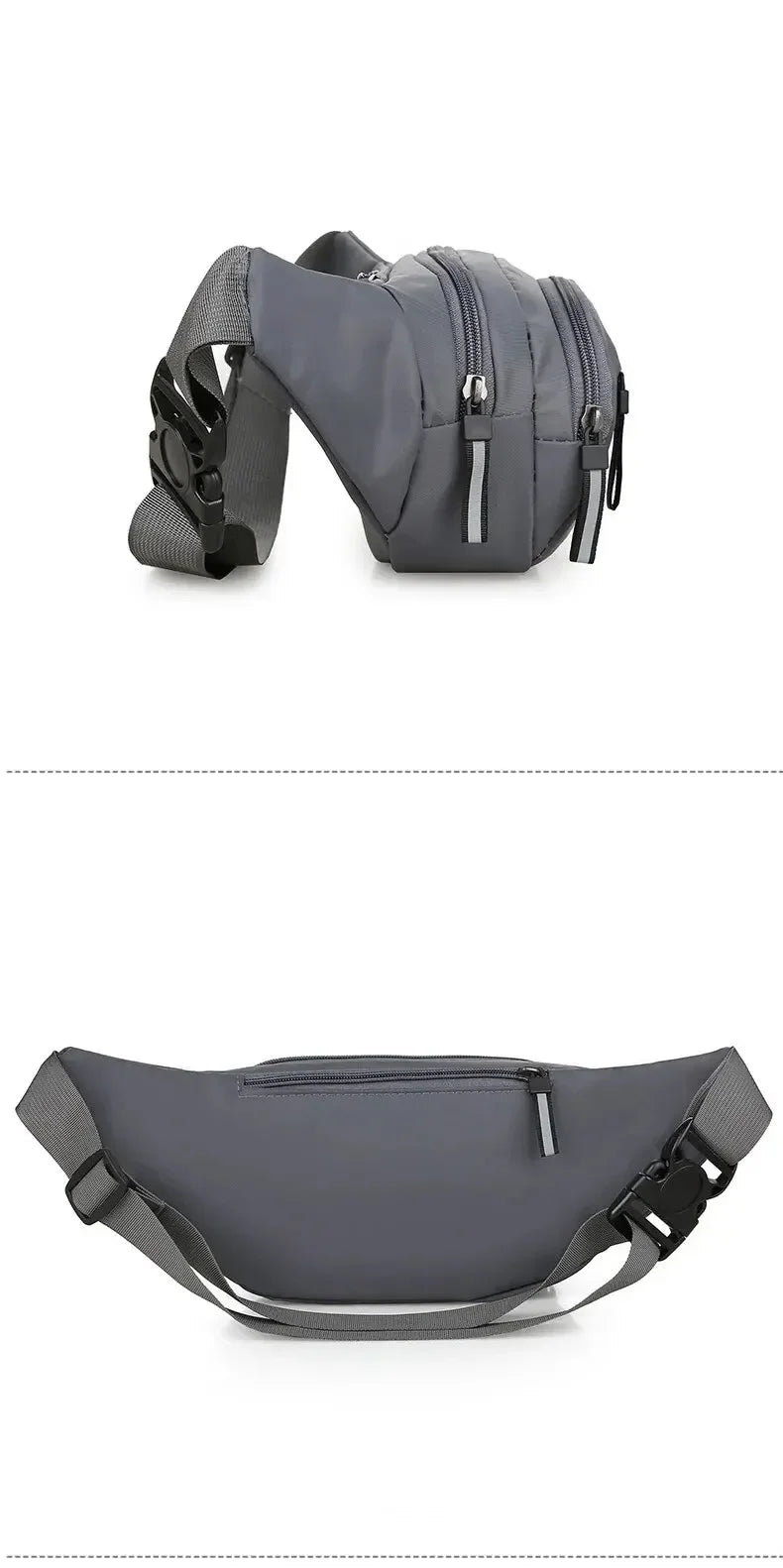 Crossbody Bag Outdoor Sports Multi Functional Waterproof Waist Bag Canvas Fit Mobile Waist Bag With Large Capacity For Men Women