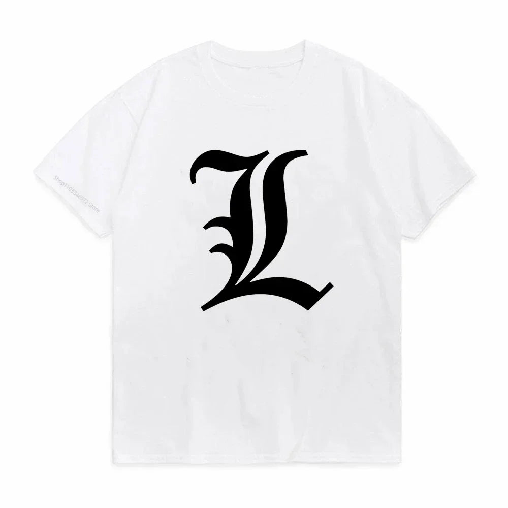 Men Kawaii Cartoon Summer Tops Misa Amane Graphic Tees Japanese Anime T-shirt Death Note T  Harajuku Unisex Pop Y2k Tshirt
