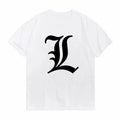 Men Kawaii Cartoon Summer Tops Misa Amane Graphic Tees Japanese Anime T-shirt Death Note T  Harajuku Unisex Pop Y2k Tshirt