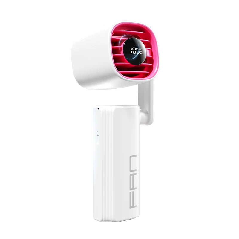 3-in-1 Foldable Rotating Fan (USB-Charged) Powerful airflow at 16,000 RPM, 120° rotation, suitable for various settings