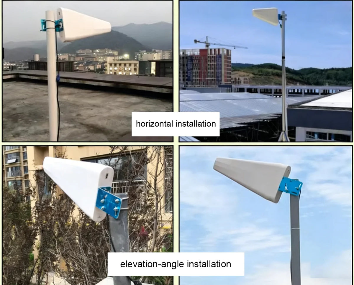 5 Band 2G 3G 4G 5G Cell Phone Signal Booster Kit with LPDA & 5 Indoor Ceiling Antennas