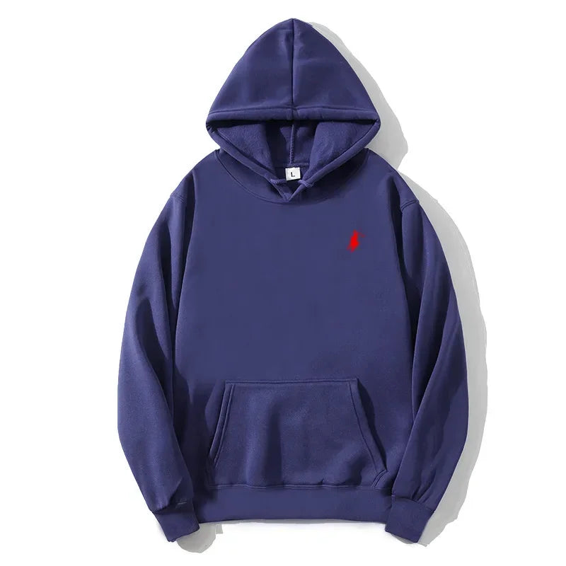 Fashionable printed outdoor sports sweatshirt with hood design, comfortable casual jacket