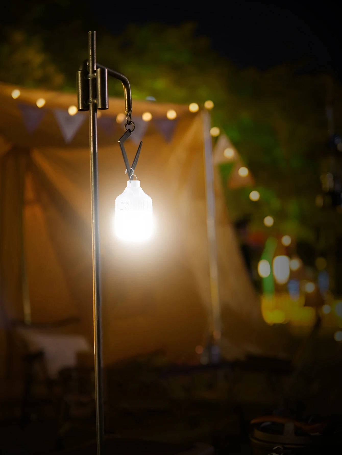Camping Light Bulb Emergency Night Lighting Flashlight Outdoor Picnic Hanging Pendant Tent Lamp 500mAh USB Rechargeable LED Bulb