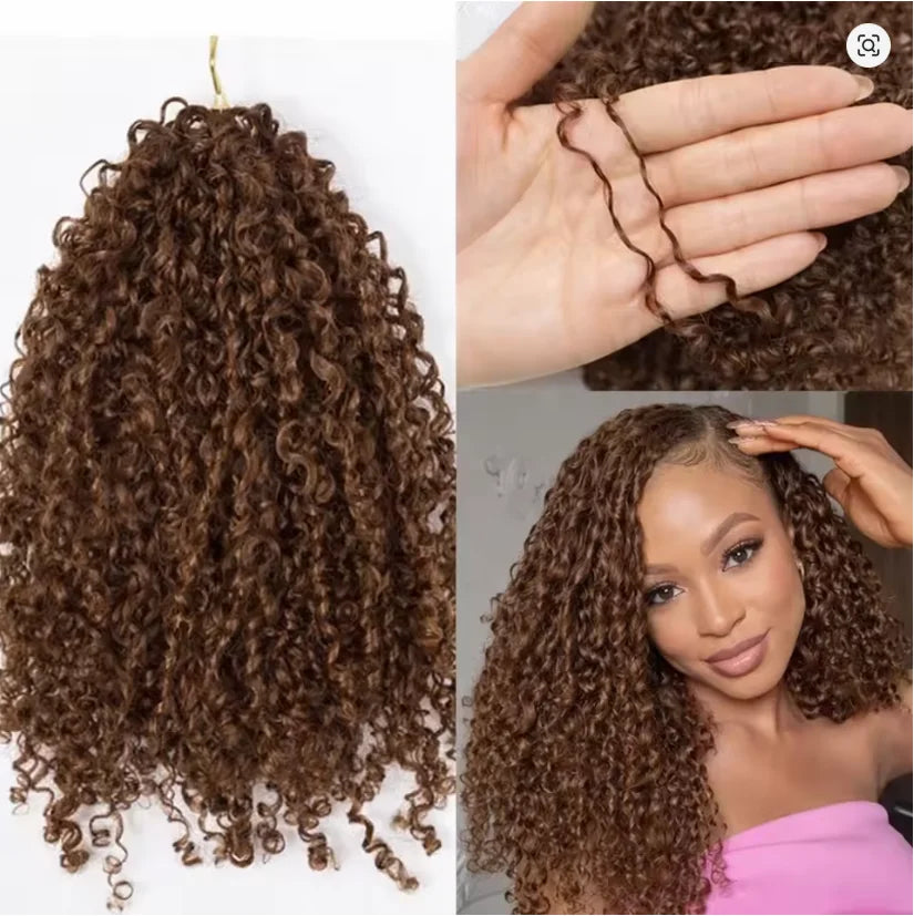 Virgin Hair Crochet Extensions – Curly Style, Multiple Lengths