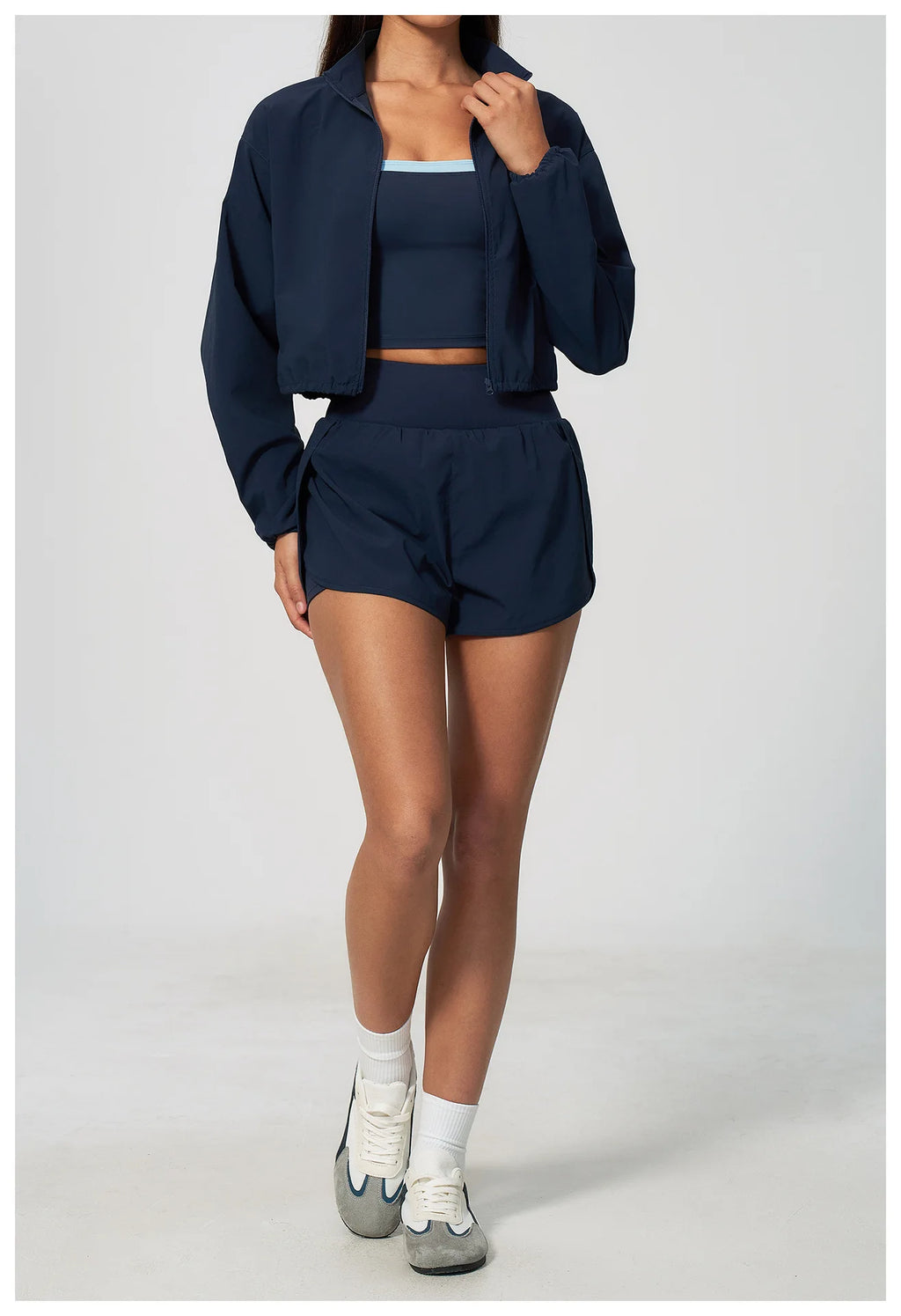 New Quick drying Yoga Set Women's Tracksuit 2 Piece Sports Set Breathable Sports Shorts Fitness Leisure Outerwear Yoga Clothing