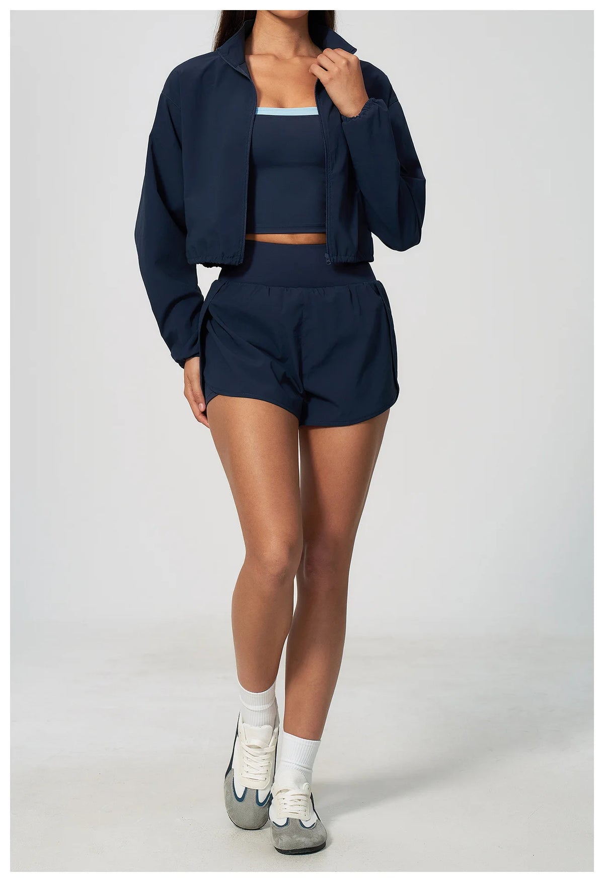 New Quick drying Yoga Set Women's Tracksuit 2 Piece Sports Set Breathable Sports Shorts Fitness Leisure Outerwear Yoga Clothing