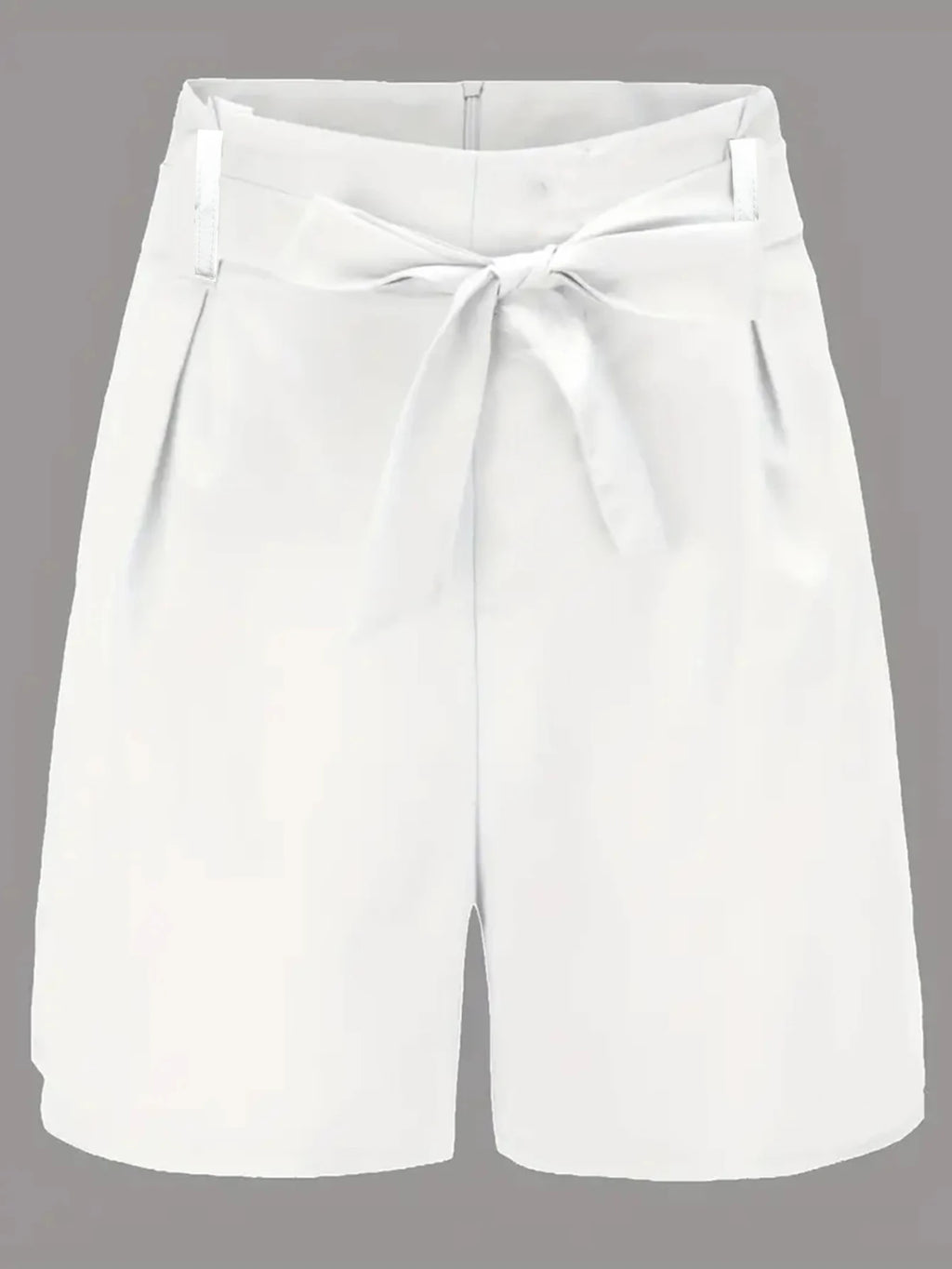Summer Skinny Shorts SolidPockets Casual Shorts Women High Waist Sashes Elegant Shorts