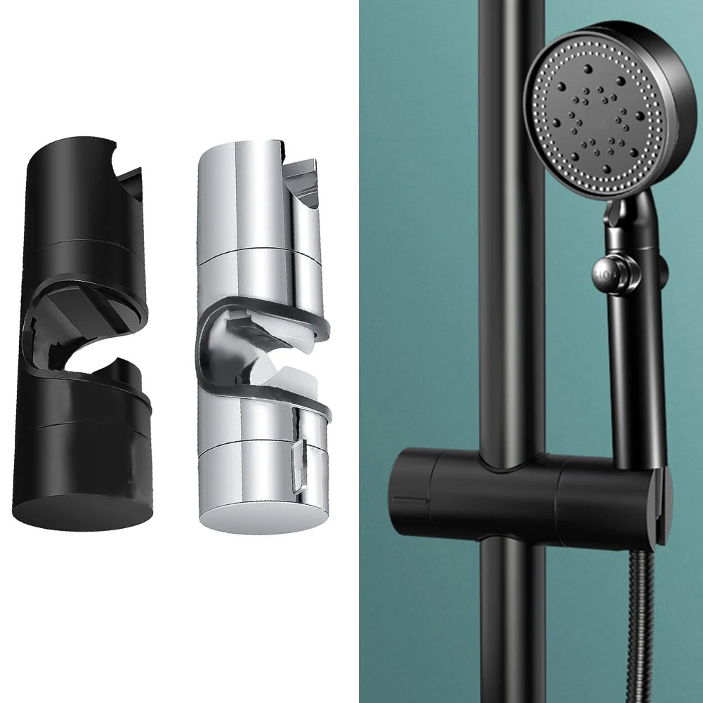 1pcs Adjustable Hand Shower Bracket Shower Head Bracket Base For 18-25MM Bathroom Replacement Handheld Shower Head Holder