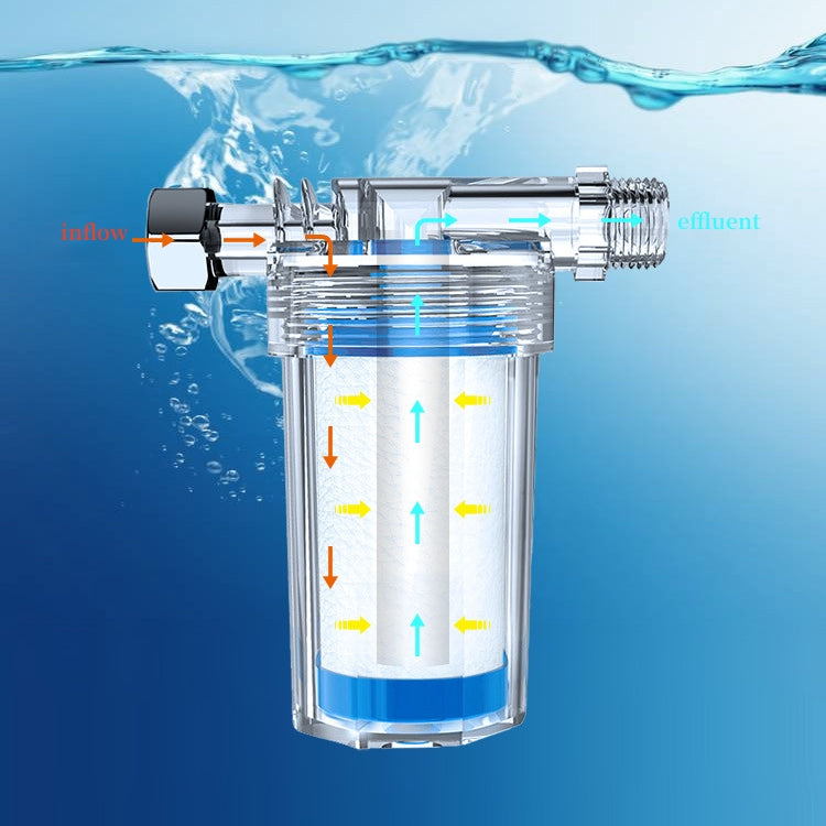 Universal Water Pipe Filter PP Cotton Shower Bath Sprayer Strainer Faucet Water Heater Purification Kitchen Bathroom Fittings