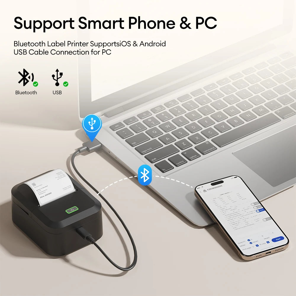 Marklife X2 Mini Thermal Portable Printer Adhesive Label Printer Wireless Bluetooth Similar as B21 B1 Labeling Machine Inkless