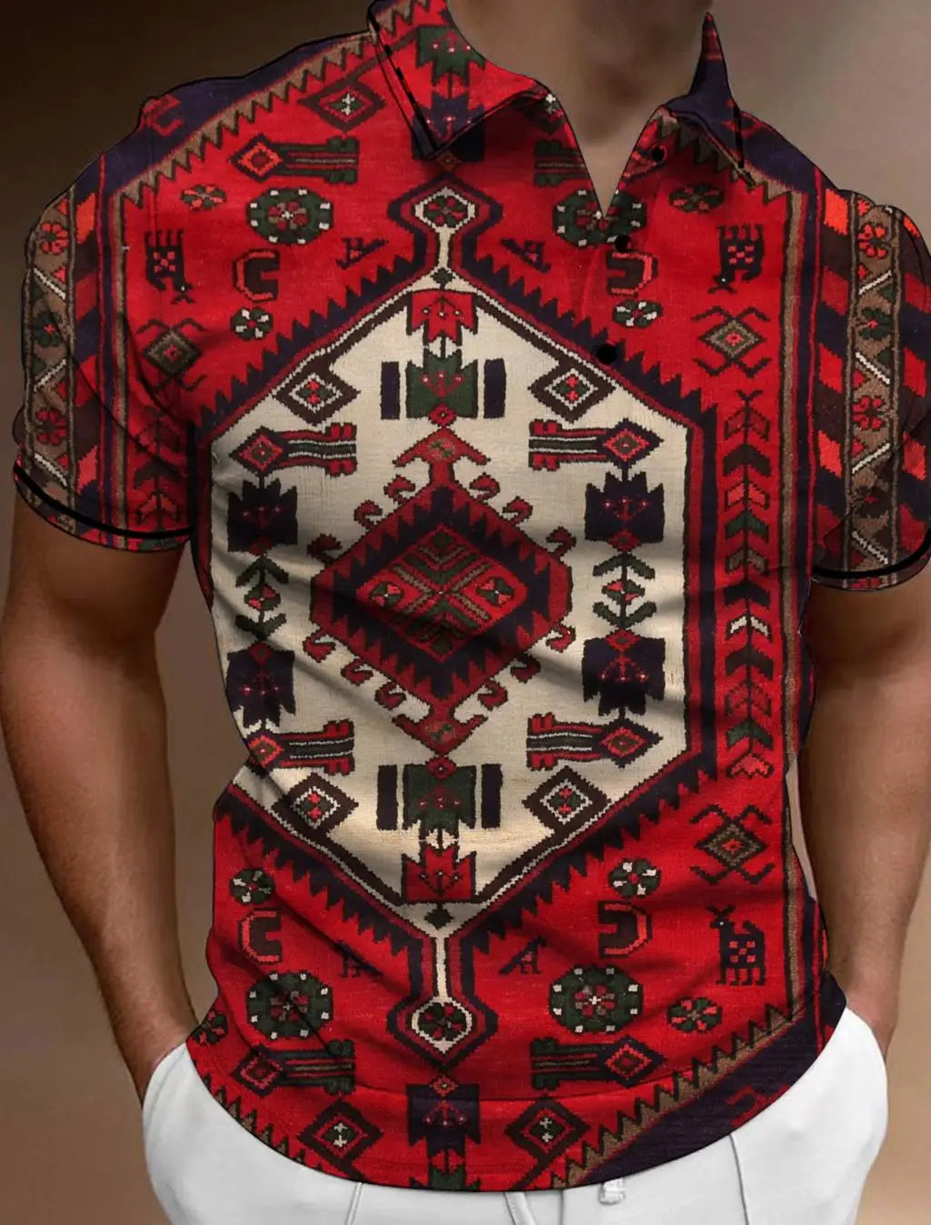 Fashion Men's Button Polo Shirts Casual Summer Short Sleeve Men Male Polo Tee Shirt Men Tops Street Mans Golf Clothing Clothes