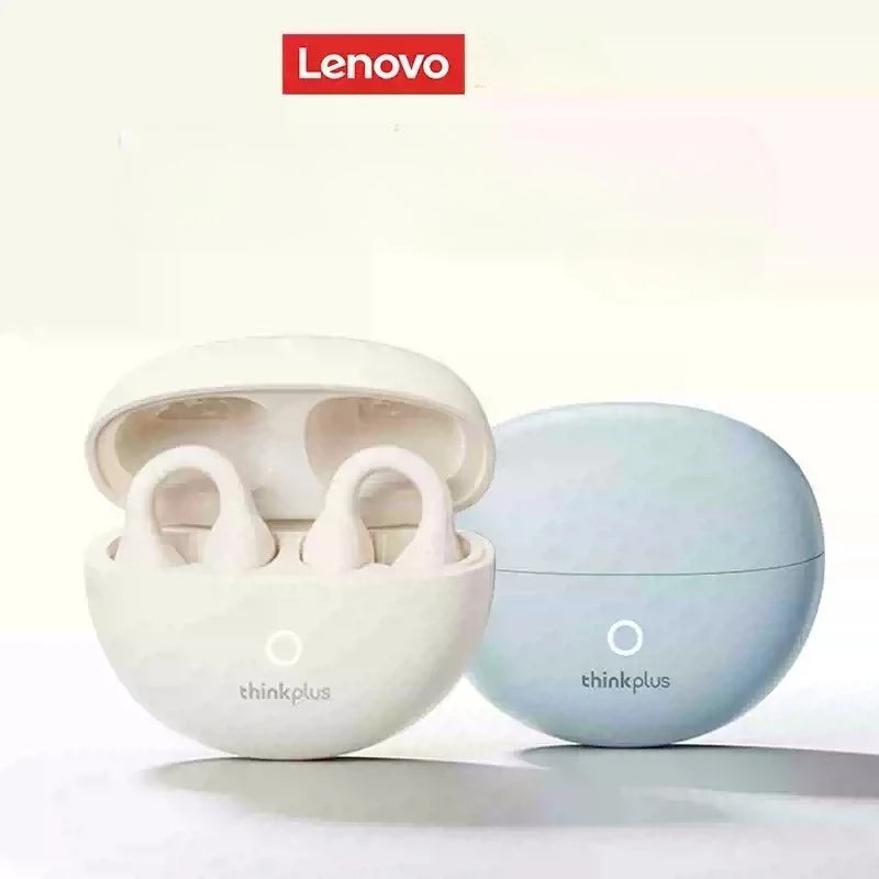 New Lenovo LP25 OWS Wireless Bluetooth 5.4 Clip Headphones Long Battery Life Gaming Headset HIFI Surround Sound Earbuds With Mic
