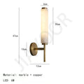 LED Interior Wall Lights Sconces Copper Room Decoration Wall Night Lamp Indoor Fixture Bedroom Home Dining Table Light Lustre