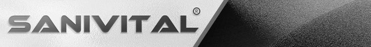 SANIVITAL Matte Black Handheld Shower Head with 5 Spray Modes High Pressure Anti-Clogging Bathroom Sprayer